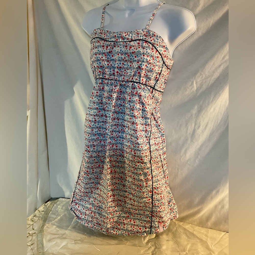 Levi's Blue and Red Spaghetti Strap Sundress